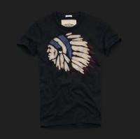 heren abercrombie and fitch korte tees chief head Overhemd Uitgaan ve13o663